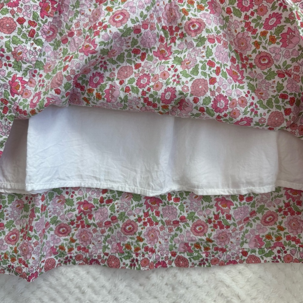 J. Marie embroidered flutter sleeve floral top - Picture 7 of 12